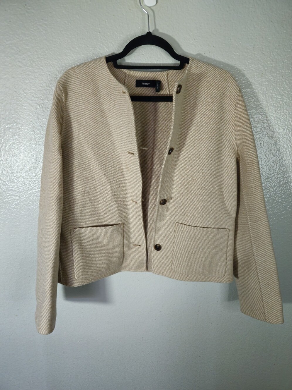 Theory Four Button Cardigan Jacket Size M - Picture 4 of 15